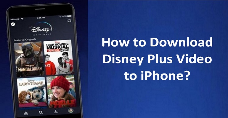 download disney+ video to iphone