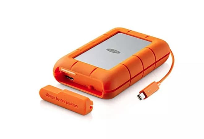aCie Rugged 2TB Thunderbolt USB-C Portable Hard Drive