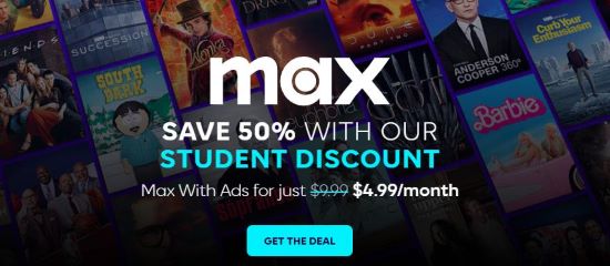 max student discount