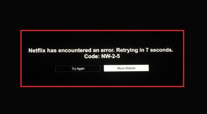 netflix code nw 2 5